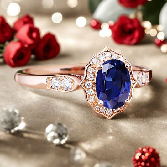 Bague de fiançailles vintage en forme de poire avec aigue-marine, ensemble de bagues de mariage uniques, cadeau d'anniversaire