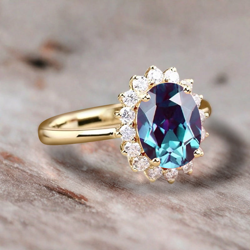 Bague de fiançailles vintage en forme de poire avec aigue-marine, ensemble de bagues de mariage uniques, cadeau d'anniversaire