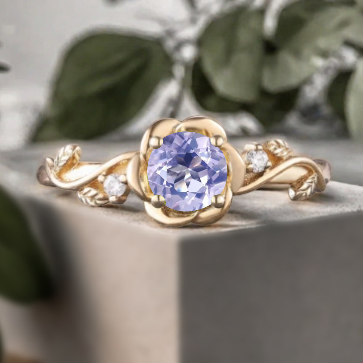 Bague de fiançailles vintage ovale en pierre de lune, bague de promesse unique en opale et moissanite
