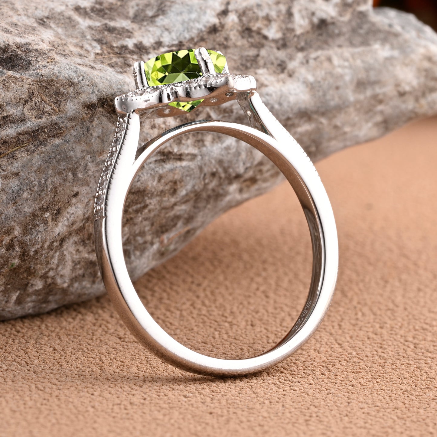 Bague de fiançailles vintage en forme de poire avec aigue-marine, ensemble de bagues de mariage uniques, cadeau d'anniversaire
