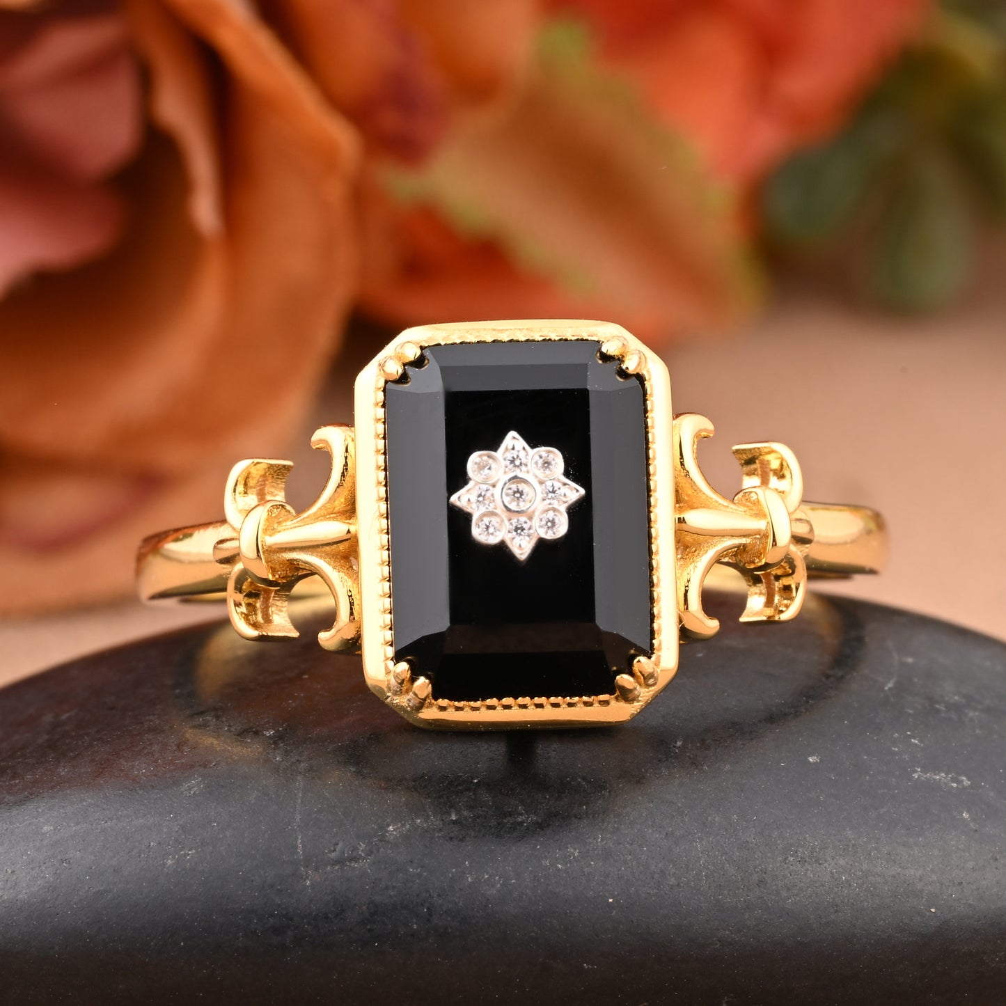 Bague de fiançailles vintage en forme de poire avec aigue-marine, ensemble de bagues de mariage uniques, cadeau d'anniversaire