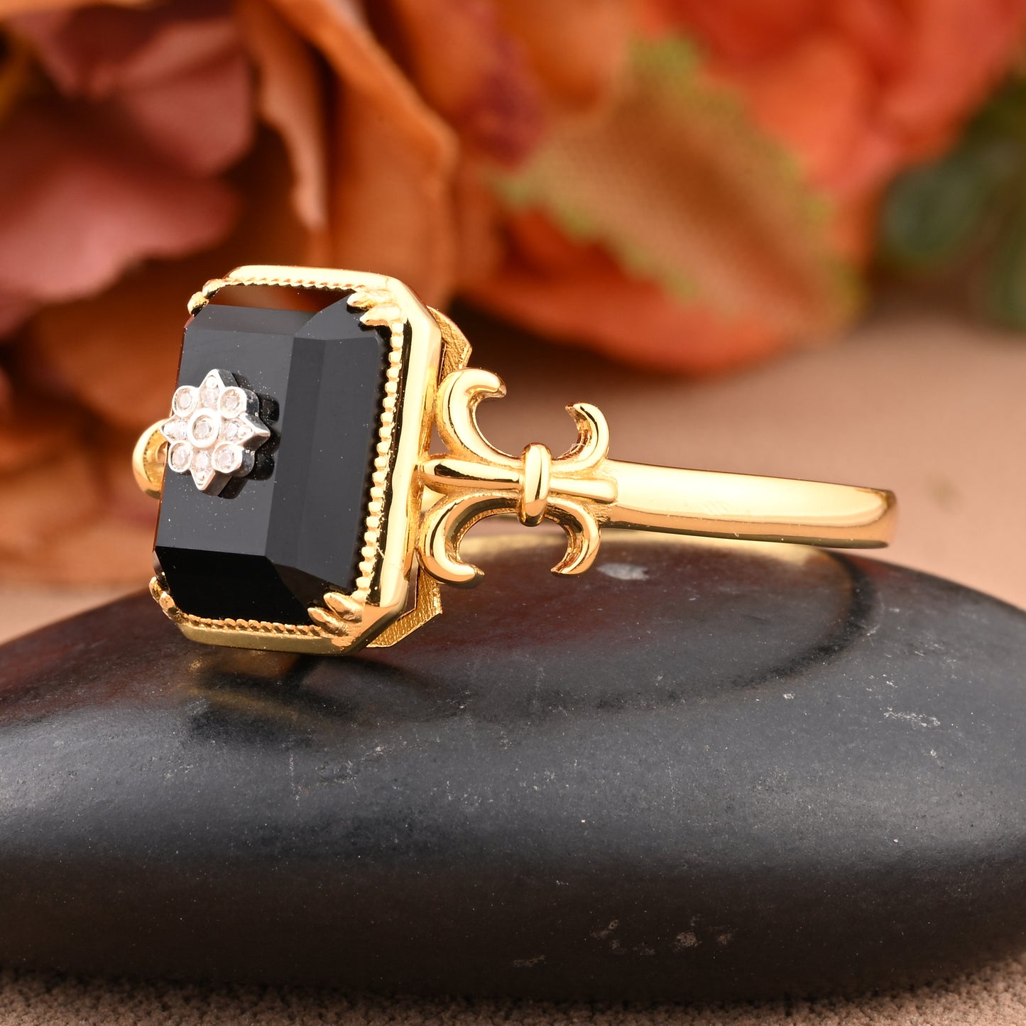 Bague de fiançailles vintage en forme de poire avec aigue-marine, ensemble de bagues de mariage uniques, cadeau d'anniversaire