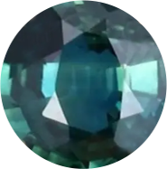 Blue-Green Sapphire