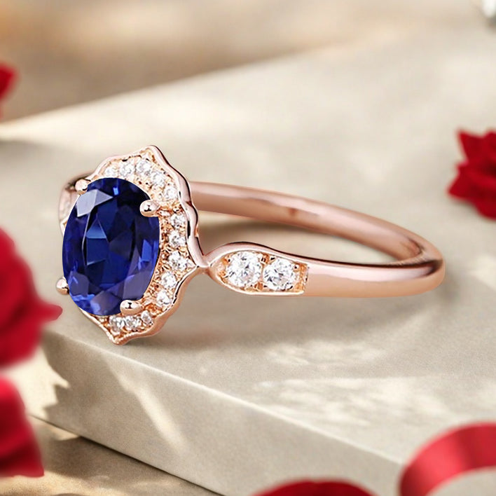 Bague de fiançailles vintage en forme de poire avec aigue-marine, ensemble de bagues de mariage uniques, cadeau d'anniversaire