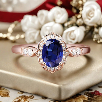 Bague de fiançailles vintage en forme de poire avec aigue-marine, ensemble de bagues de mariage uniques, cadeau d'anniversaire