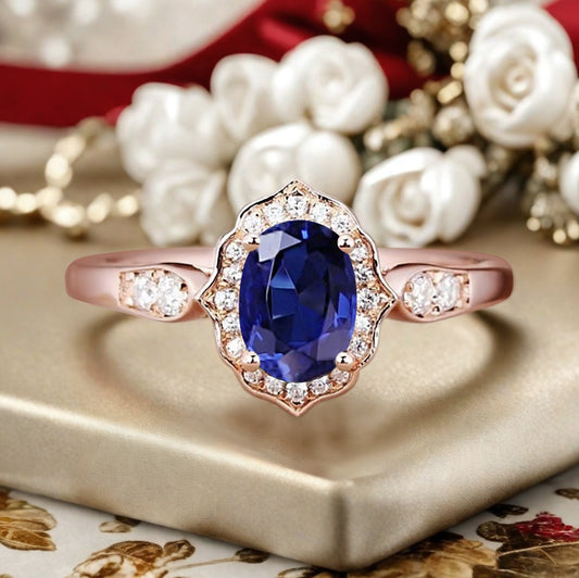 Bague de fiançailles vintage en forme de poire avec aigue-marine, ensemble de bagues de mariage uniques, cadeau d'anniversaire