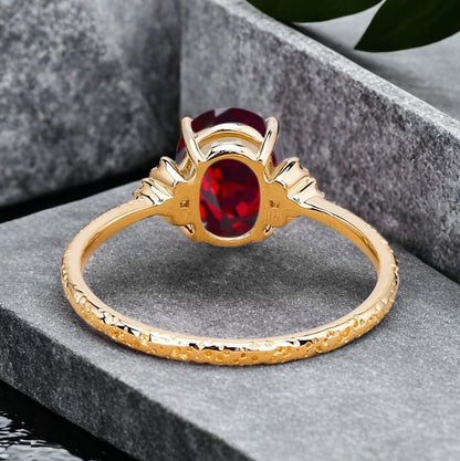 Bague de fiançailles vintage ovale en pierre de lune, bague de promesse unique en opale et moissanite