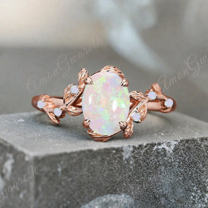 Bague de fiançailles vintage en forme de poire avec aigue-marine, ensemble de bagues de mariage uniques, cadeau d'anniversaire