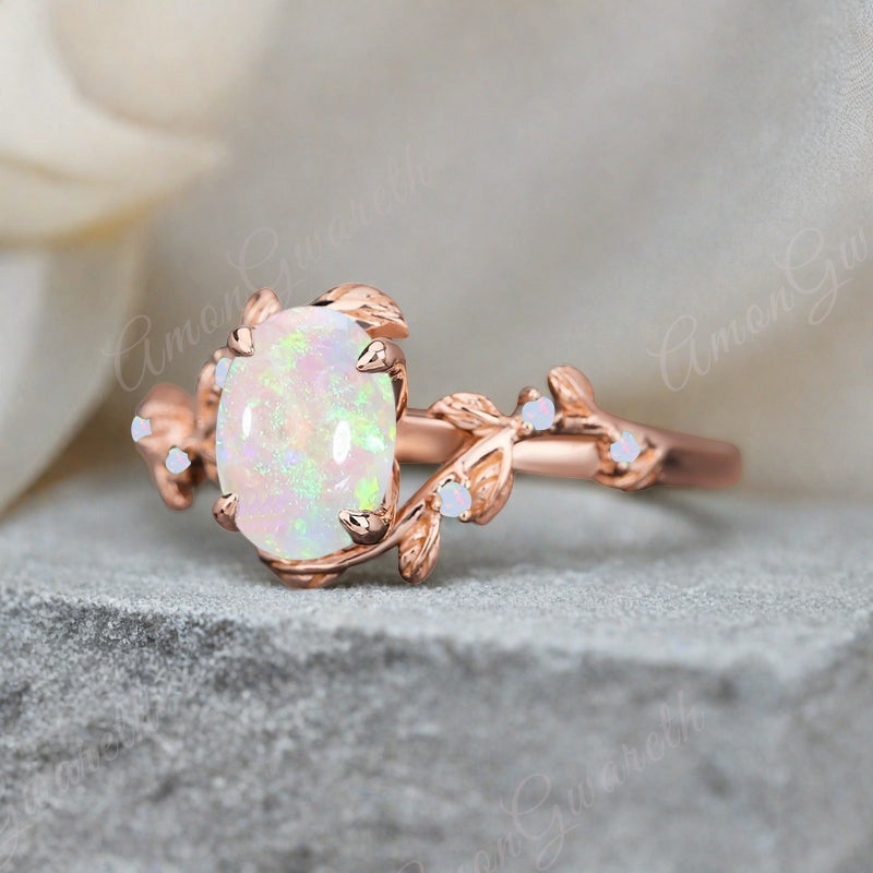 Bague de fiançailles vintage en forme de poire avec aigue-marine, ensemble de bagues de mariage uniques, cadeau d'anniversaire