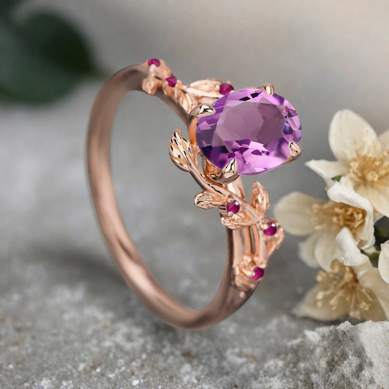 Bague de fiançailles vintage en forme de poire avec aigue-marine, ensemble de bagues de mariage uniques, cadeau d'anniversaire