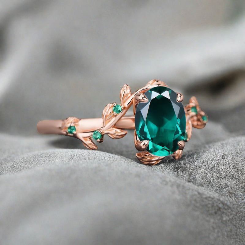 Bague de fiançailles vintage en forme de poire avec aigue-marine, ensemble de bagues de mariage uniques, cadeau d'anniversaire