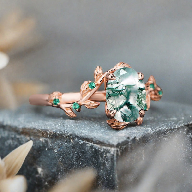 Bague de fiançailles vintage en forme de poire avec aigue-marine, ensemble de bagues de mariage uniques, cadeau d'anniversaire