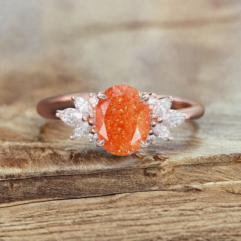 Bague de fiançailles vintage en forme de poire avec aigue-marine, ensemble de bagues de mariage uniques, cadeau d'anniversaire