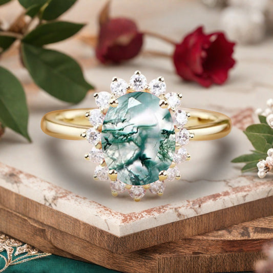 Bague de fiançailles vintage en forme de poire avec aigue-marine, ensemble de bagues de mariage uniques, cadeau d'anniversaire