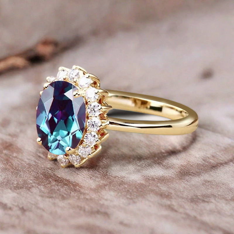 Bague de fiançailles vintage en forme de poire avec aigue-marine, ensemble de bagues de mariage uniques, cadeau d'anniversaire
