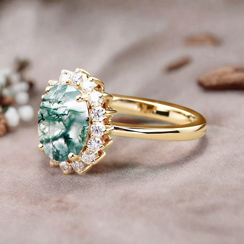 Vintage Birnenform Aquamarin Verlobungsring Set Unikat Versprechen Brautring Set Jubiläumsgeschenk