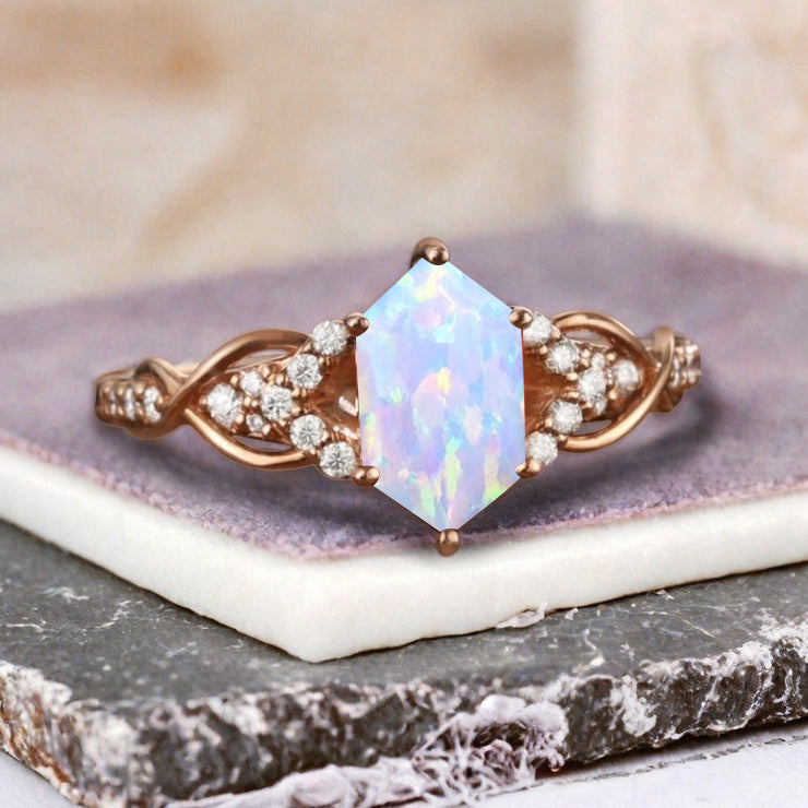 Bague de fiançailles en pierre de soleil ovale, bague de mariage unique en moissanite, cadeau pour elle