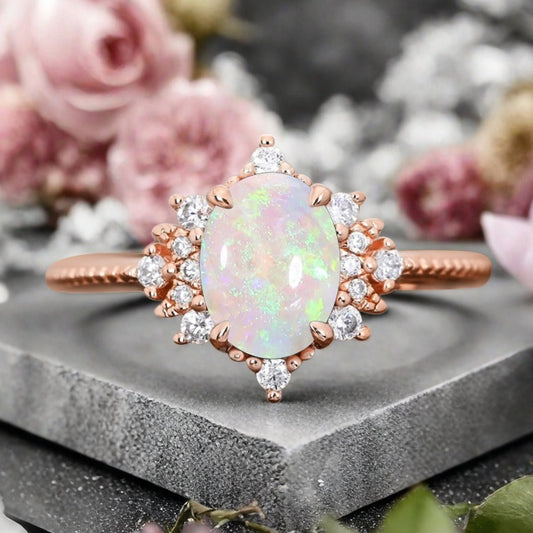 Bague de fiançailles vintage en forme de poire avec aigue-marine, ensemble de bagues de mariage uniques, cadeau d'anniversaire