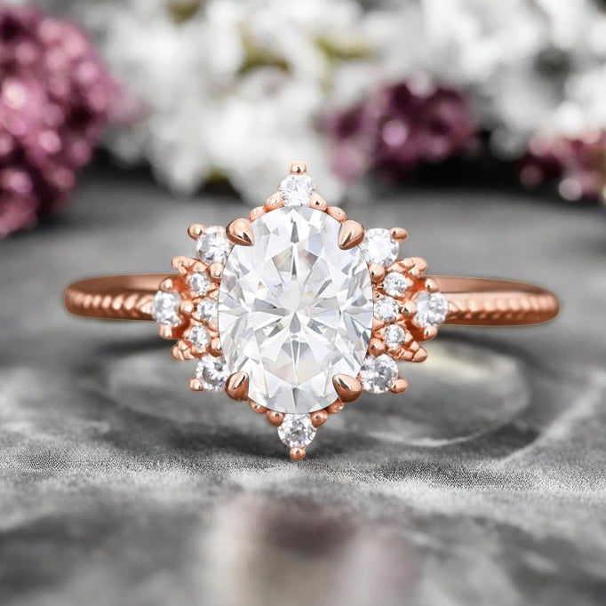 Bague de fiançailles vintage en forme de poire avec aigue-marine, ensemble de bagues de mariage uniques, cadeau d'anniversaire