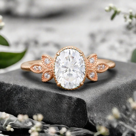Bague de fiançailles vintage en forme de poire avec aigue-marine, ensemble de bagues de mariage uniques, cadeau d'anniversaire