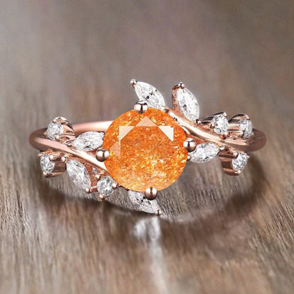 Bague de fiançailles vintage ovale en pierre de lune, bague de promesse unique en opale et moissanite