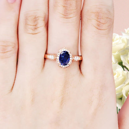 Bague de fiançailles vintage en forme de poire avec aigue-marine, ensemble de bagues de mariage uniques, cadeau d'anniversaire