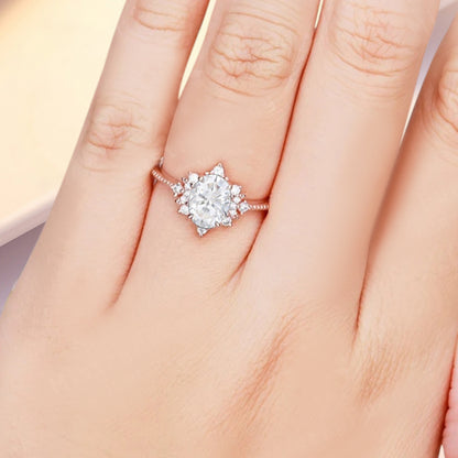 Bague de fiançailles vintage en forme de poire avec aigue-marine, ensemble de bagues de mariage uniques, cadeau d'anniversaire