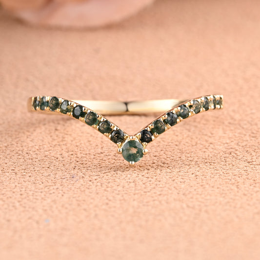 Bague de fiançailles vintage ovale en pierre de lune, bague de promesse unique en opale et moissanite