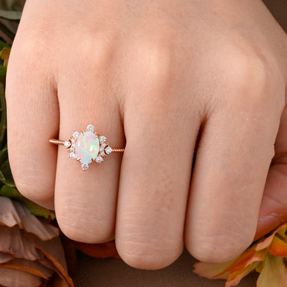 Bague de fiançailles vintage en forme de poire avec aigue-marine, ensemble de bagues de mariage uniques, cadeau d'anniversaire