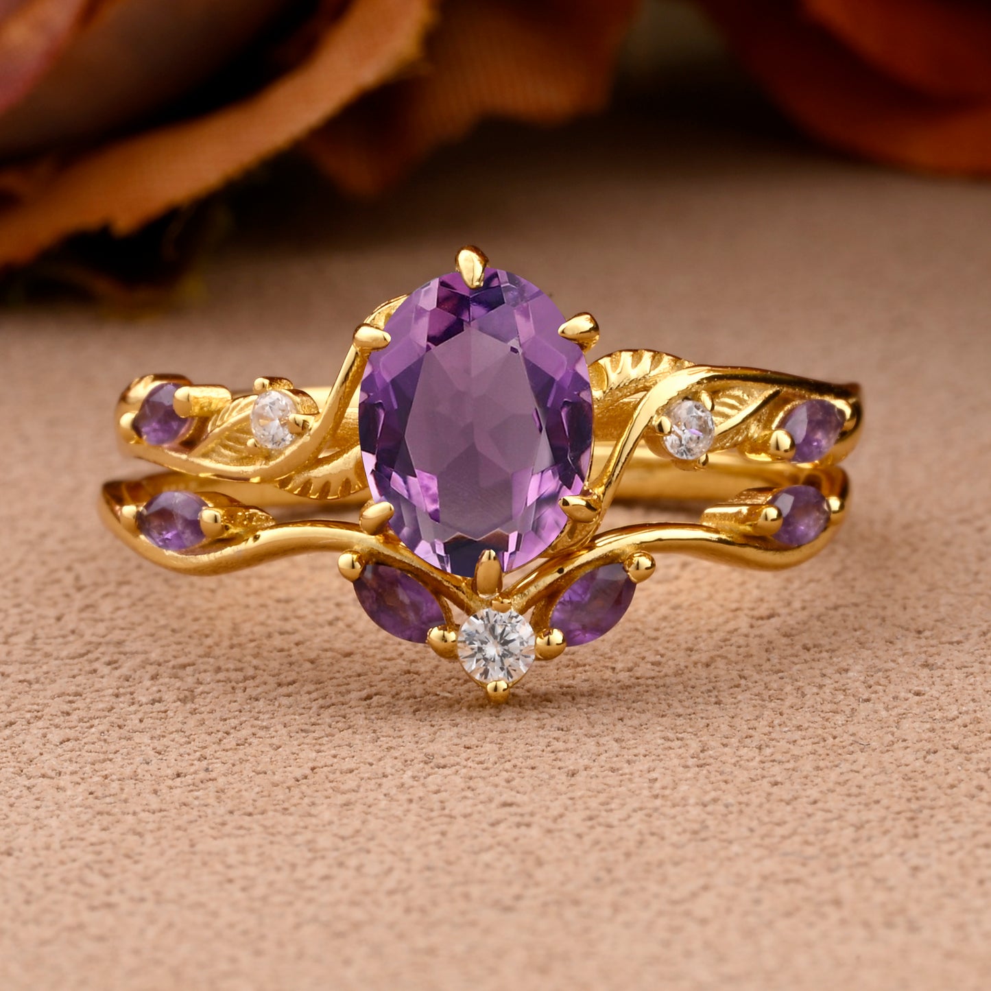 Bague de fiançailles vintage en forme de poire avec aigue-marine, ensemble de bagues de mariage uniques, cadeau d'anniversaire