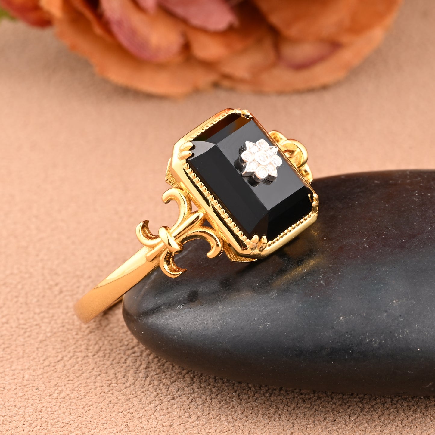 Bague de fiançailles vintage en forme de poire avec aigue-marine, ensemble de bagues de mariage uniques, cadeau d'anniversaire