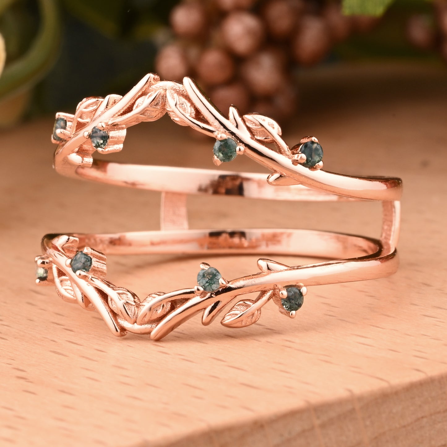Bague de fiançailles vintage ovale en pierre de lune, bague de promesse unique en opale et moissanite